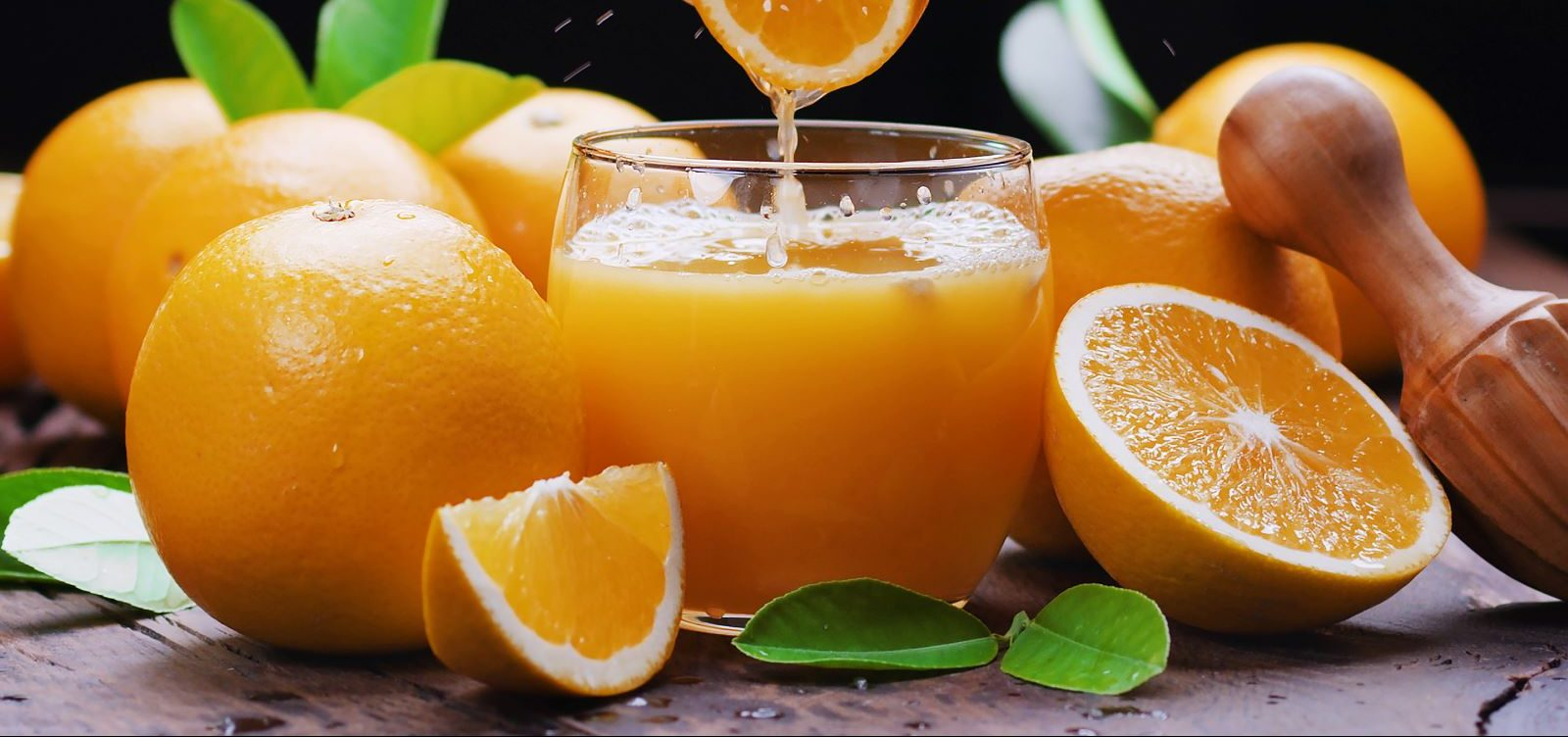 Photo of glass of orange juice