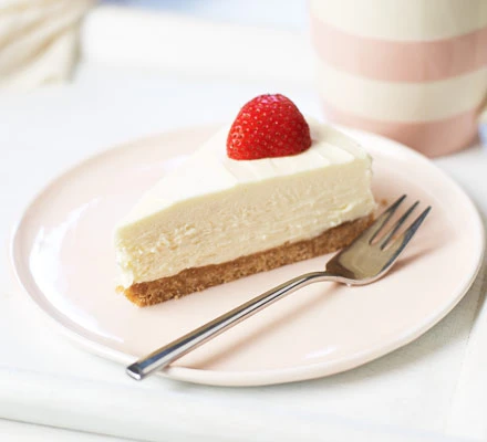White chocolate cheesecake photo